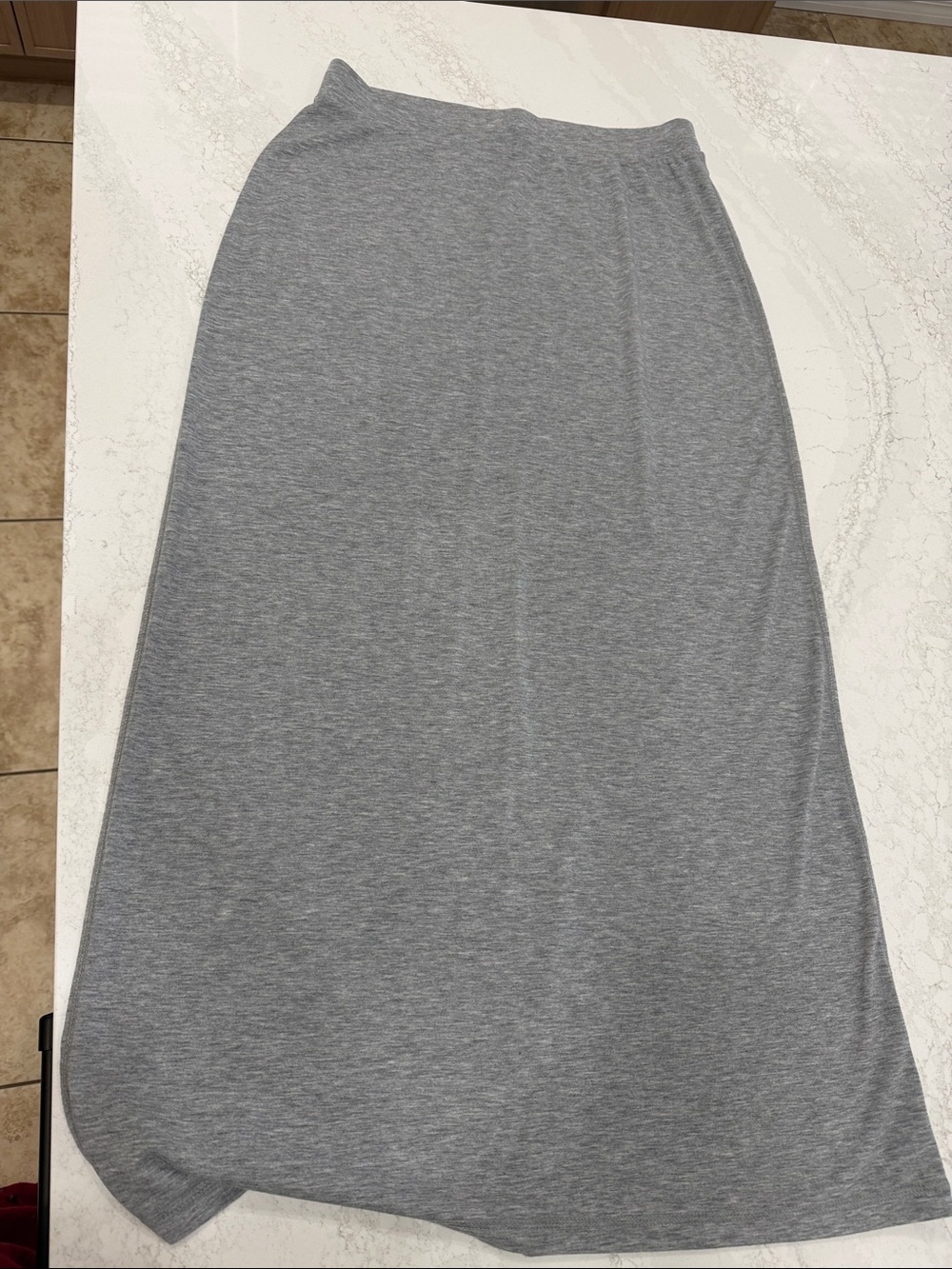 Old Navy Gray Maxi Skirt — Stretch Jersey